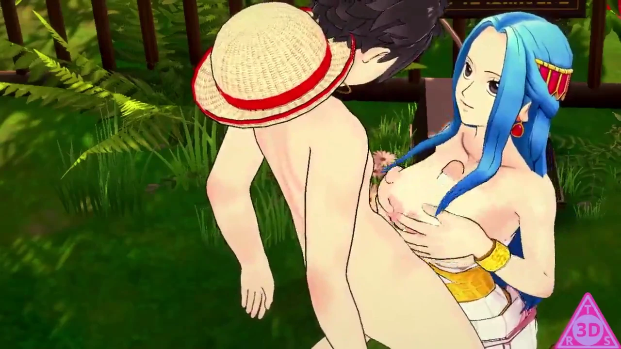One Piece Hentai: Rufy and Nefertari Bibi in a hot and steamy encounter porn video